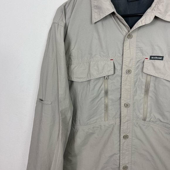 First Ascent Men's Tobago Long-Sleeve Hiking Shirt Sz L - Picture 6 of 14